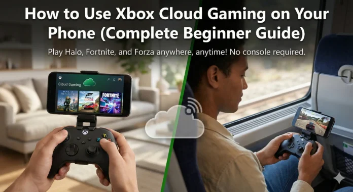 Xbox Cloud Gaming on phone home screen